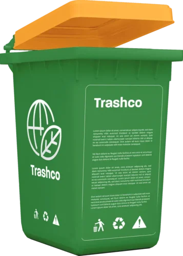 35 Gallon Trash Bin